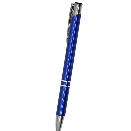 РУЧКА R12 МЕТАЛЛИЧЕСКАЯ СИНЯЯ