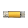 ФЛЕШКА F7 ЗОЛОТИСТАЯ 32ГБ С РАЗЪЕМОМ TYPE-C