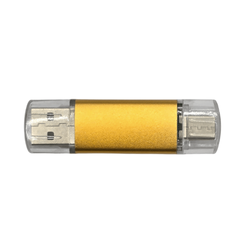 ФЛЕШКА F7 ЗОЛОТИСТАЯ 32ГБ С РАЗЪЕМОМ TYPE-C
