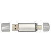 ФЛЕШКА F7 СЕРЕБРИСТАЯ 32ГБ С РАЗЪЕМОМ TYPE-C